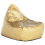 Beliani Bean Bag Cover DROP 63 cm 75 cm Gold 1