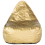 Beliani Bean Bag Cover DROP 63 cm 75 cm Gold 4