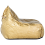 Beliani Bean Bag Cover DROP 63 cm 75 cm Gold 5