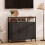 Homcom HOMCOM Industrial Kitchen Sideboard with Open Shelf & 2 Cabinets, Black 7