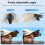 Backpack Clip Mount for  Osmo /Xtra Atto, 360 Adjustable Hat Holder with Strong Magnetic Grip 2