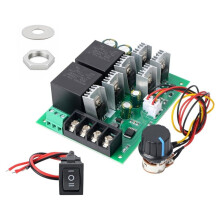 PWM Speed Controller Adjustable Driver Low Voltage , 40A 12V/24V/36V/48V , Forward Reverse