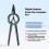 Digital Compass Geometry Tool Visible Radius Math Compass, School Supplies Student Woodwork Drafting Drawing Circle Tool 9