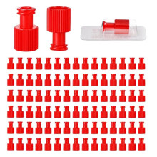120 Pcs Luer Stopper Closing Cones for Male & Female Luer Connectors for Tubing and Fluid Control