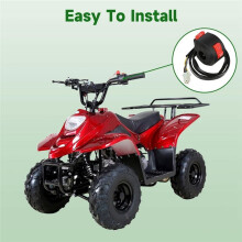 Interruptor de Arranque de 4 Cables y 2 Funciones para Tao Tao Coolster 110cc 125cc ATV 90cc 70cc para Kazuma Roketa Quad con Motor de 4 Tiempos