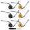 Side Brushes Replacement for  Qrevo Curv 2 Flow Vacuum Cleaner, -Sweeping Corner Brushes 1