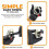 3 PCS Zip Tie Organizer Glows in the Dark, Reusable Cable Tie Holder Tool for Easy Organization 6