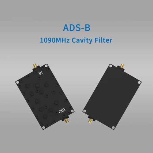 1090MHz Indoor Cavity Filter ADS-B Flight Tracker Radio Frequency Interference Filter ADS Transponder Radarcape Receiver 2
