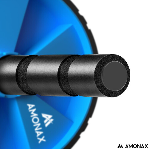 Amonax Convertible Ab Wheel Roller with Large Knee Mat for Core Abs Rollout 2
