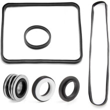 Pool Pump Seal Repair Kit Gasket Set for SP1600 SP2600 Series Pumps Diffuser Washer Shaft Seal Housing Gasket for Home Window Curtain Accessories