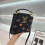 (Black) Light luxury flower-embellished diamond handbag 1