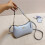 (Blue) Sweet cool quilted baguette bag 1