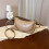 (Khaki) Sweet cool quilted baguette bag 1