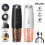 2Pcs Electric Salt Pepper Grinders Set Automatic Gravity USB-C Rechargeable LED Ceramic Adjustable Coarseness Kitchen Table BBQ Catering Gift for Home 1