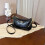(Black) Sweet cool quilted baguette bag 1