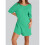 Rompers for Women Casual Short Sleeve Oversized Athletic Workout Romper Deep Pockets Light Green M 6