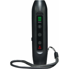 3 Modes Ultrasonic Dog Repeller, Portable Rechargeable Dog Trainer with High Brightness Smart Torch, Black Dog Trainer with LED Indicator