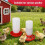 Automatic Chick Feeder & Waterer Kit - Top-Fill Design for Easy Refills, Plastic Poultry Drinker 8