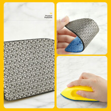 Arrow-Shaped Electroplated Polishing Pad 120x55mm - Hand-Polished for Glass, Stone, Tile, Aluminum, Iron & Steel