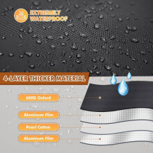 Thickened 600D Oxford Beehive Cover - Waterproof, Insulated Protection for Beehives 77" X 24.8"