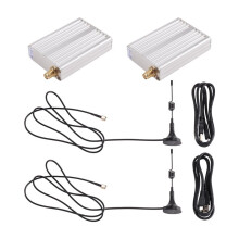 2pcs/Lot 3km 433MHz USB 500mW Wireless Transmitter and Receiver for RF Module Kit (SV653+Sucker Antenna)