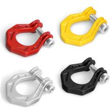 1/7 1/8 1/10 RC Rock Crawler Metal U Buckle Trailer Recovery Tow Hooks Compatible with SCX10 TRX4 Front Rear Bumpe