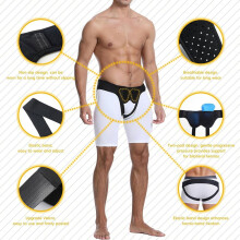 Hernia Belt for Men - Groin Support Truss for Inguinal Hernia Relief, Comfortable & Discreet Hernia Brace(L Size)