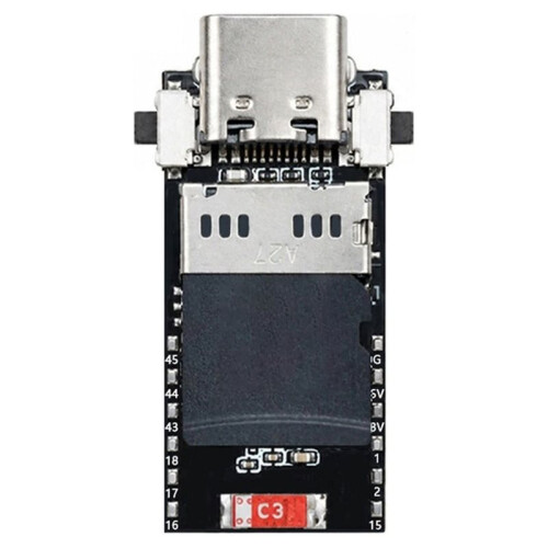Placa de Desenvolvimento LCD ESP32-S3 com Display de 0,96 Polegadas, ST7789, Resolução 160x80, Porta , QST LVGL, Sem Necessidade de Cartão .