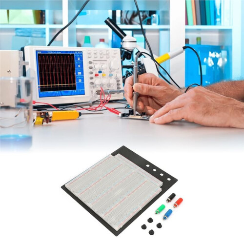 Breadboard,3220 Tie Points  Solderless Breadboard ZY 208 Circuit,Testing Board Jumpers Power Supply Potentiometer 2