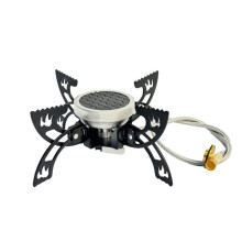 Outdoor Cooking Stove 4200W Foldable Camping Cooker Burner Wind Resistant Flame Stability Portable Compact Stove