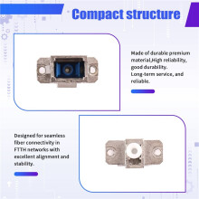 5Pcs SC to LC Female for UPC Simplex Hybrid Fiber Optic Adapter, Single Mode Flange Coupler Connector for FTTH