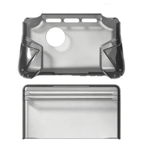For AYN Thor Protective Case Dual Screen Handheld Protective Cover with Transparent Integrated Soft Handle 2