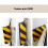 Garage Wall Protector Wall Bumper Corner Guard for Parking Lot Wall Guard, Bright Yellow&Back Reflective Warning Effect 2