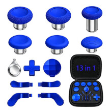 13 w 1 Metalowe Części z Etui do Kontrolera dla Elite Series 2 z Etui, Regulowane Gałki Kciukowe