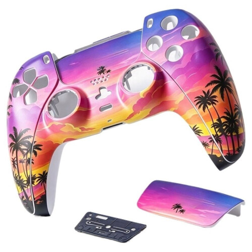 For PS5 Controller Shell Faceplate Cover with Touchpad for DualSense Controller Replacement for BDM-010 to BDM-050, 1PC