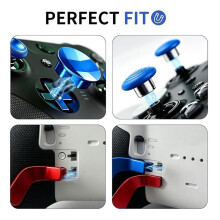 13 in 1 Metal Parts with Case for Elite Series 2 Controller with Case Adjustable Tension Thumbsticks