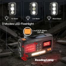 Emergency NOAA Weather Radio,Solar Hand Crank Radio,Portable AM/FM Radio with Flashlight for Home & Outdoor Survival