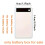 Display Screen Power Bank Case Micro Type-C Input 6x18650 Battery External Charger DIY Powerbank Box Outer Case White 9