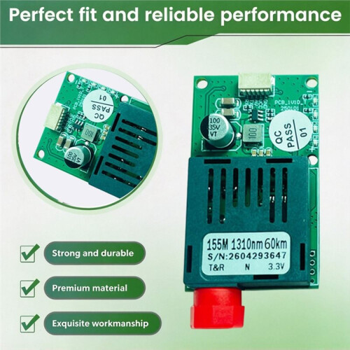 60KM TTL Optical Transceiver Module SBUS/CRSF/UART to FC Interface Fiber Transceiver Optical Terminal Equipment TX 1