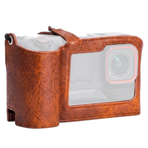 Carrying Case for  Ace Pro 2 , Retro PU Leather Protective Cover with Strap Precise Cutouts & Quick Release