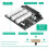Breakout Board 12 6Pin Power Supply Module Card with LED Voltage Display for  Server  D750E-S1 5