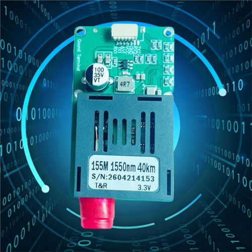 40KM TTL Optical Transceiver Module Fiber Transceiver Optical Terminal Equipment SBUS/CRSF/UART to FC Interface RX 2