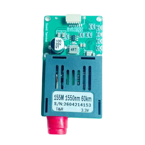 60KM TTL Optical Transceiver Module Fiber Transceiver Optical Terminal Equipment SBUS/CRSF/UART to FC Interface RX 2