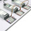 Breakout Board 12 6Pin Power Supply Module Card with LED Voltage Display for  Server  D750E-S1 9