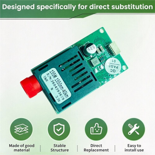 40KM TTL Optical Transceiver Module SBUS/CRSF/UART to FC Interface Fiber Transceiver Optical Terminal Equipment RX 1
