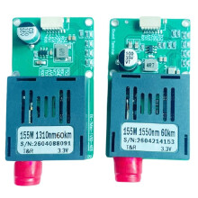 60KM TTL Optical Transceiver Module TX RX Kit Fiber Transceiver Optical Terminal Equipment SBUS/CRSF/UART to FC