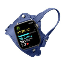 Outdoor Cycling Sports Strap Leather Loop for Watch Series 11/10/9/8/7 38mm 40mm 41mm 42mm 44mm 45mm 46mm 49mm B