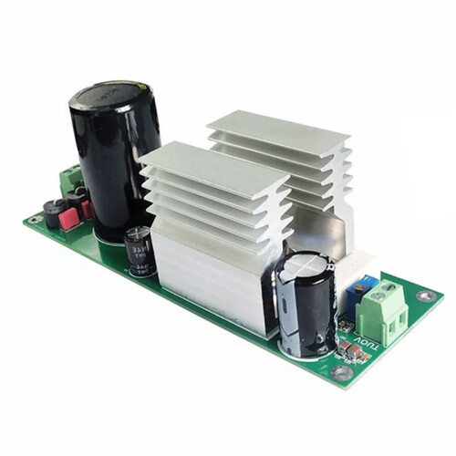 2N3055 Linear Power Supply Module with over-Current & over-Voltage Protection (2mV Ripple, Adjustable Unipolar Voltage) 2
