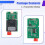 2Pcs TTL Optical Transmitter Module 60KM Optical End Device Dedicated Optical Port St Interface Module UART/SBUS 2