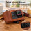 Carrying Case for  Ace Pro 2 , Retro PU Leather Protective Cover with Strap Precise Cutouts & Quick Release 7